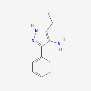 5-ethyl-3-phenyl-1H-pyrazol-4-amine