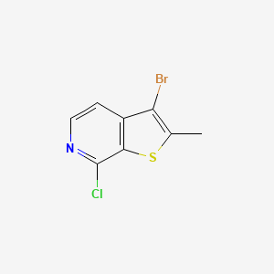 3-Bromo-7-chloro-2-methylthieno[2,3-c]pyridine