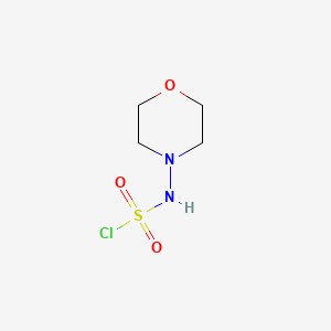 molecular formula C4H9ClN2O3S B8653354 Morpholin-4-ylsulfamyl chloride CAS No. 89316-35-8