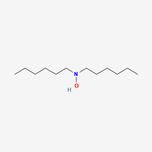 molecular formula C12H27NO B8653373 n,n-Dihexylhydroxylamine 