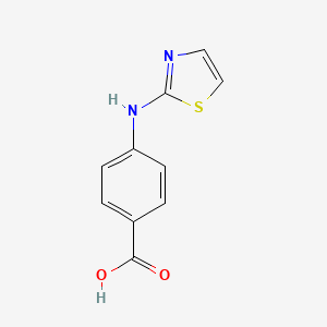 molecular formula C10H8N2O2S B8653381 4-(Thiazol-2-ylamino)benzoic acid 