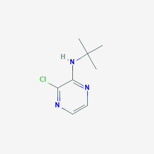 2-Chloro-3-(1,1-dimethylethylamino)pyrazine