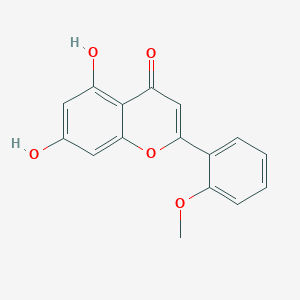B086534 4H-1-Benzopyran-4-one, 5,7-dihydroxy-2-(2-methoxyphenyl)- CAS No. 10458-35-2