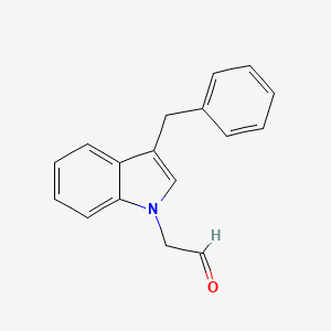 (3-Benzyl-1H-indol-1-yl)acetaldehyde