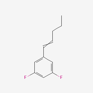 molecular formula C11H12F2 B8653431 1,3-Difluoro-5-pent-1-enylbenzene CAS No. 121219-24-7