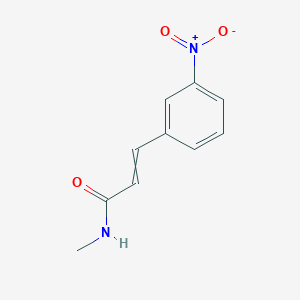 molecular formula C10H10N2O3 B8653557 N-methyl-3-(3-nitrophenyl)acrylamide 