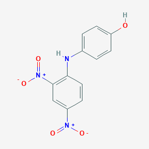 molecular formula C12H9N3O5 B086536 4-(2,4-Dinitroanilino)fenol CAS No. 119-15-3