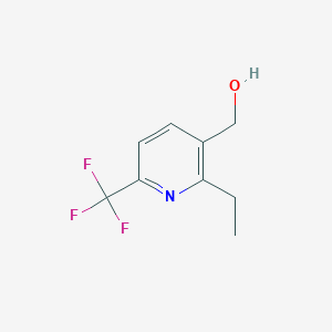 molecular formula C9H10F3NO B8653626 (2-Ethyl-6-(trifluoromethyl)pyridin-3-yl)methanol CAS No. 917396-32-8