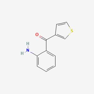 molecular formula C11H9NOS B8653640 3-(Amino-benzoyl)thiophene 