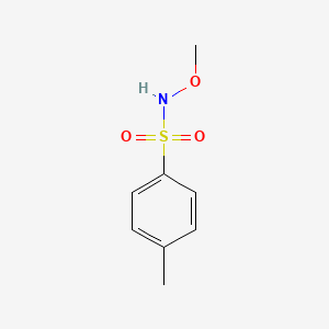 molecular formula C8H11NO3S B8653665 N-methoxy-4-methylbenzenesulfonamide 