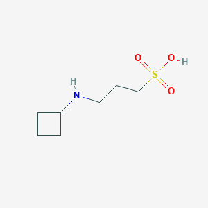 molecular formula C7H15NO3S B8653695 3-(Cyclobutylamino)propane-1-sulfonic acid CAS No. 819863-06-4