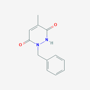molecular formula C12H12N2O2 B8653716 1-Benzyl-4-methyl-3,6[1H,2H]-pyridazinedione CAS No. 489402-44-0