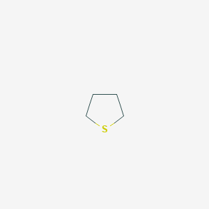 molecular formula C4H8S B086538 Tetrahydrothiophene CAS No. 110-01-0