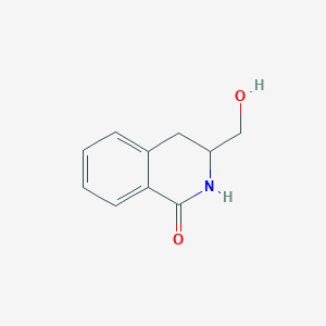 molecular formula C10H11NO2 B8654082 3-(hydroxymethyl)-3,4-dihydroisoquinolin-1(2H)-one 