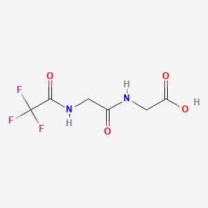 molecular formula C6H7F3N2O4 B8654161 N-(N-(Trifluoroacetyl)glycylglycine CAS No. 400-58-8