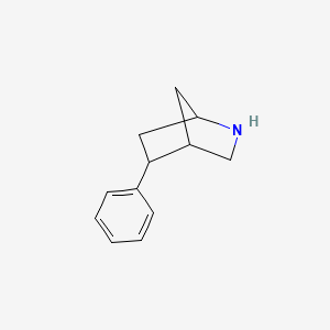 molecular formula C12H15N B8654196 5-Phenyl-2-azabicyclo[2.2.1]heptane 