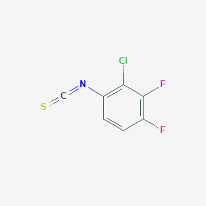 molecular formula C7H2ClF2NS B8654205 2-Chloro-3,4-difluoro-1-isothiocyanatobenzene CAS No. 132845-14-8