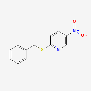 2-Benzylthio-5-nitropyridine