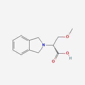 (R)-2-(Isoindolin-2-yl)-3-methoxypropanoic acid