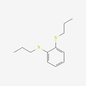molecular formula C12H18S2 B8654289 1,2-Bis(propylsulfanyl)benzene CAS No. 87453-67-6