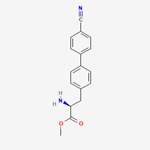 Methyl (s)-2-amino-3-(4'-cyano-[1,1'-biphenyl]-4-yl)propanoate