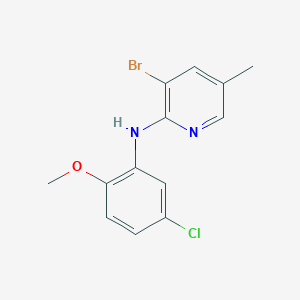 3-bromo-N-(5-chloro-2-methoxyphenyl)-5-methylpyridin-amine