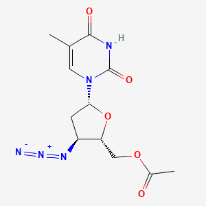 Thymidine, 3'-azido-3'-deoxy-, 5'-acetate