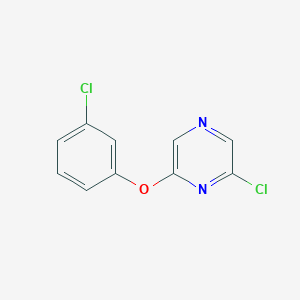 2-Chloro-6-(3-chlorophenyl-oxy)-pyrazine