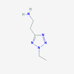 B8654386 2-(2-Ethyl-2h-tetrazol-5-yl)-ethylamine CAS No. 1056623-37-0
