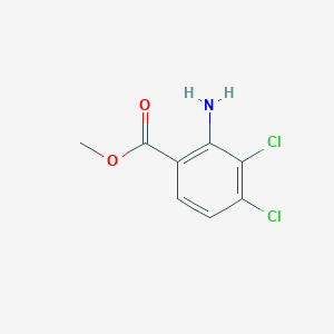 molecular formula C8H7Cl2NO2 B8654387 Methyl 2-amino-3,4-dichlorobenzoate 