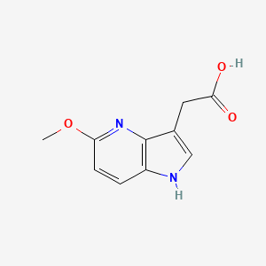 2-(5-methoxy-1H-pyrrolo[3,2-b]pyridin-3-yl)acetic acid