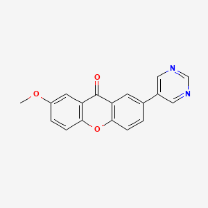 2-methoxy-7-(pyrimidin-5-yl)-9H-xanthen-9-one