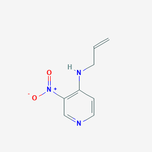 molecular formula C8H9N3O2 B8654431 Allyl-(3-nitropyridin-4-yl)amine 