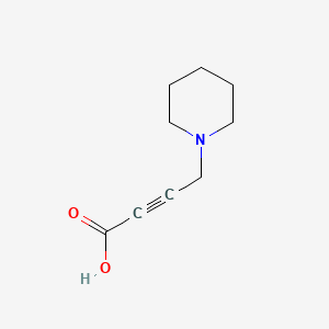 molecular formula C9H13NO2 B8654453 1-Piperidinetetrolic acid 