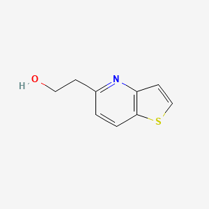 molecular formula C9H9NOS B8654544 2-(Thieno[3,2-b]pyridin-5-yl)ethanol 