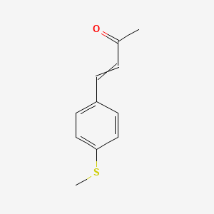 molecular formula C11H12OS B8654629 1-(4-Methylthiophenyl)but-1-en-3-one CAS No. 55047-64-8