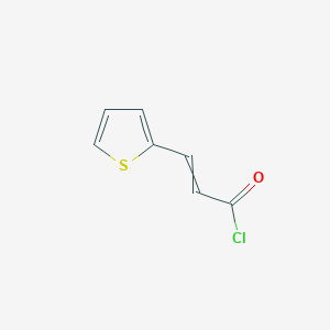 molecular formula C7H5ClOS B8654738 3-(2-Thienyl)acryloylchloride 