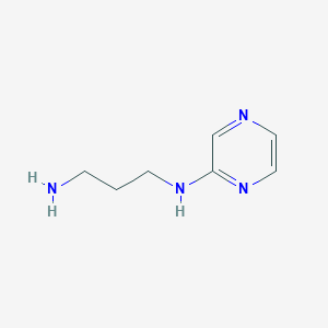 molecular formula C7H12N4 B8654766 2-(3-Aminopropylamino)pyrazine CAS No. 125767-33-1