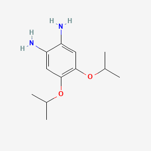 molecular formula C12H20N2O2 B8654778 4,5-Bis[(propan-2-yl)oxy]benzene-1,2-diamine CAS No. 67468-96-6