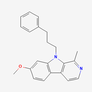molecular formula C22H22N2O B8654800 9-Phenylpropyl-7-methoxy-1-methyl-beta-carboline CAS No. 752212-78-5