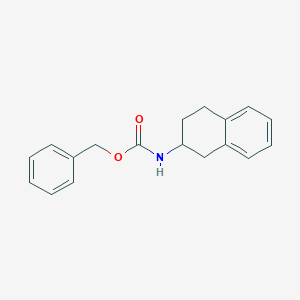 Phenylmethyl 1,2,3,4-tetrahydronaphthalene-2-carbamate