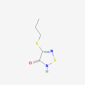 3-Propylthio-4-hydroxy-1,2,5-thiadiazole