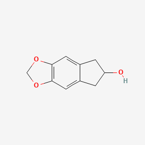 molecular formula C10H10O3 B8654876 6,7-dihydro-5H-indeno[5,6-d][1,3]dioxol-6-ol 