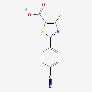 2-(4-cyanophenyl)-4-methyl-1,3-thiazole-5-carboxylic Acid