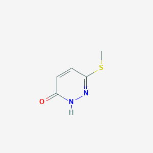 molecular formula C5H6N2OS B8654982 3-Hydroxy-6-methylthiopyridazine 