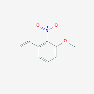 molecular formula C9H9NO3 B8655001 2-Methoxy-6-vinyl-1-nitrobenzene 