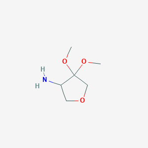 4,4-Dimethoxytetrahydrofuran-3-amine