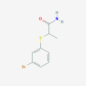 (3-Bromo-phenylsulfanyl)-propionamide
