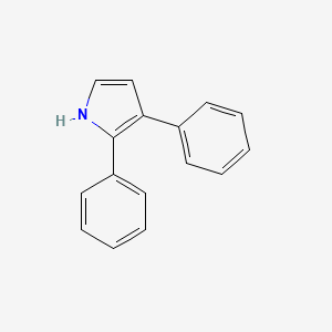 molecular formula C16H13N B8655144 2,3-diphenyl-1H-pyrrole 