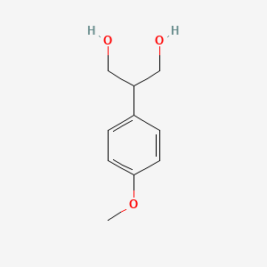 molecular formula C10H14O3 B8655201 2-(4-Methoxyphenyl)-1,3-propanediol 